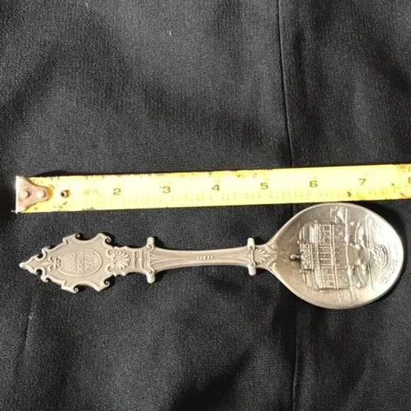 Vintage 1986 German Schloss Linderhof annual tin Zinn spoon collector limited - Picture 3 of 9